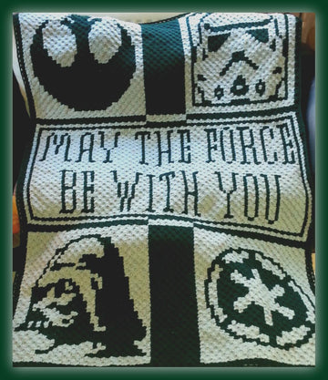 Star Wars Throw Crochet Graphghan Pattern (in sc)