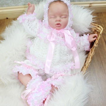 Knitting Pattern baby angel top UK & USA Terms #62