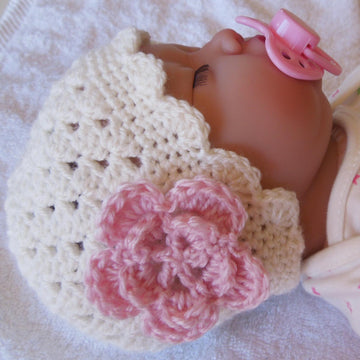 Baby Hat With Flower