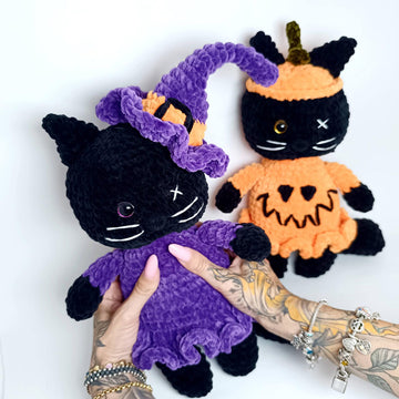 Amigurumi cat halloween