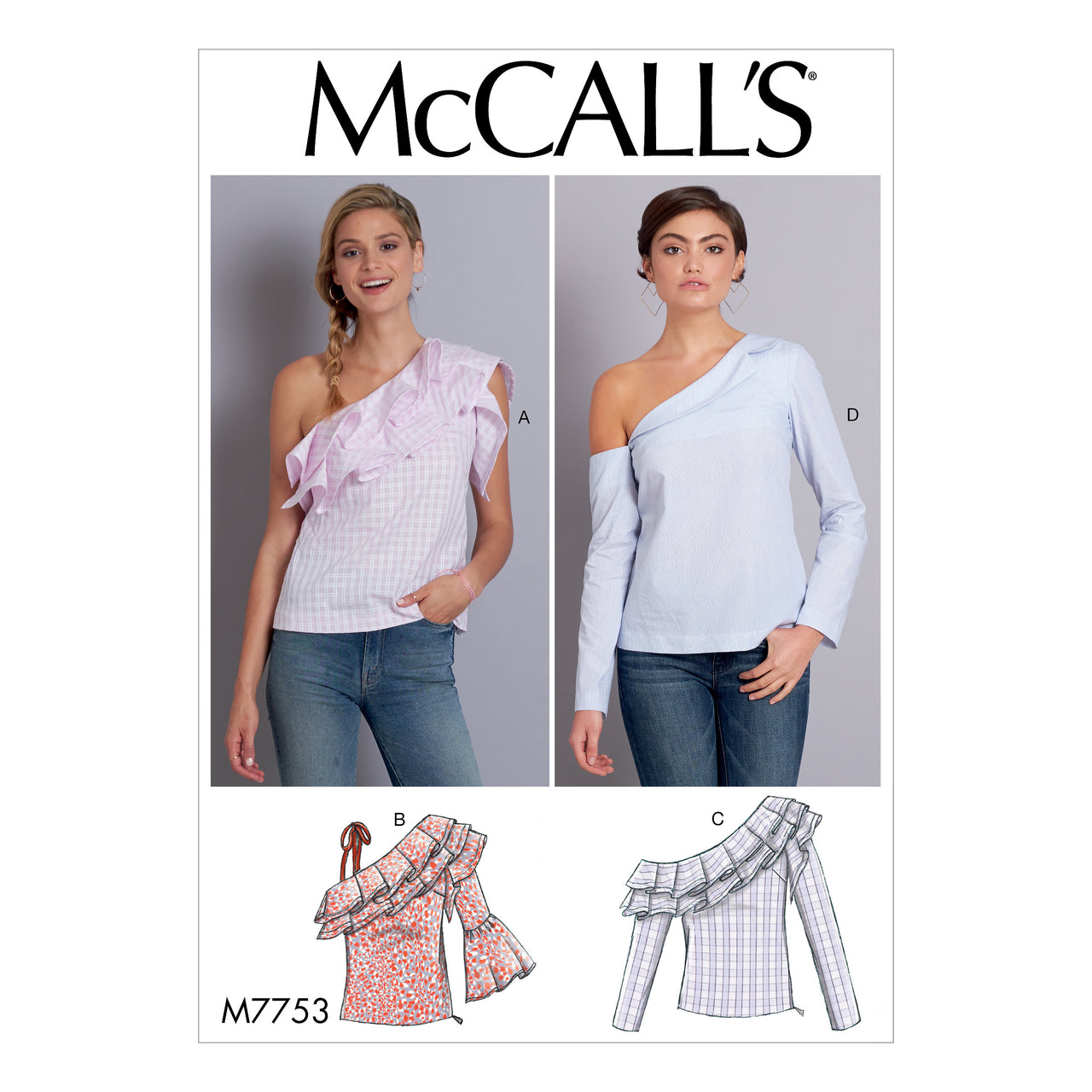 McCall's Misses' Tops M7753 - Sewing Pattern