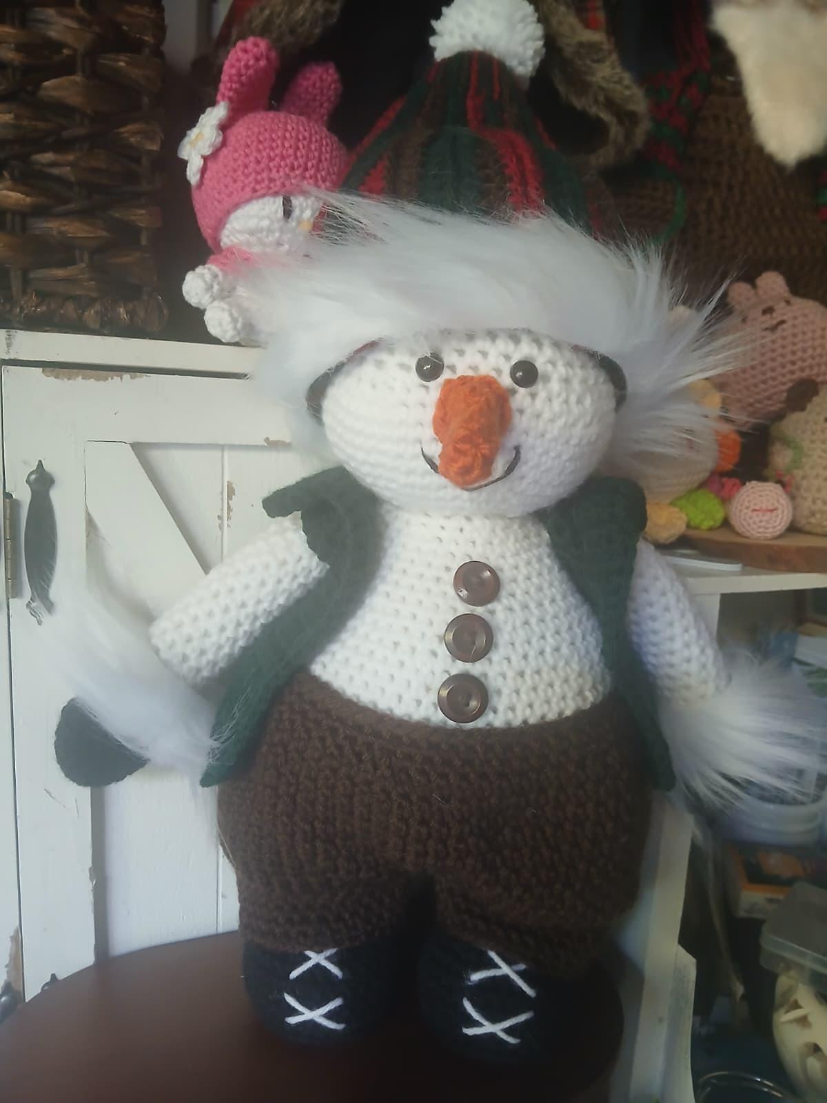 Christmas Snowman / Amigurumi Crochet