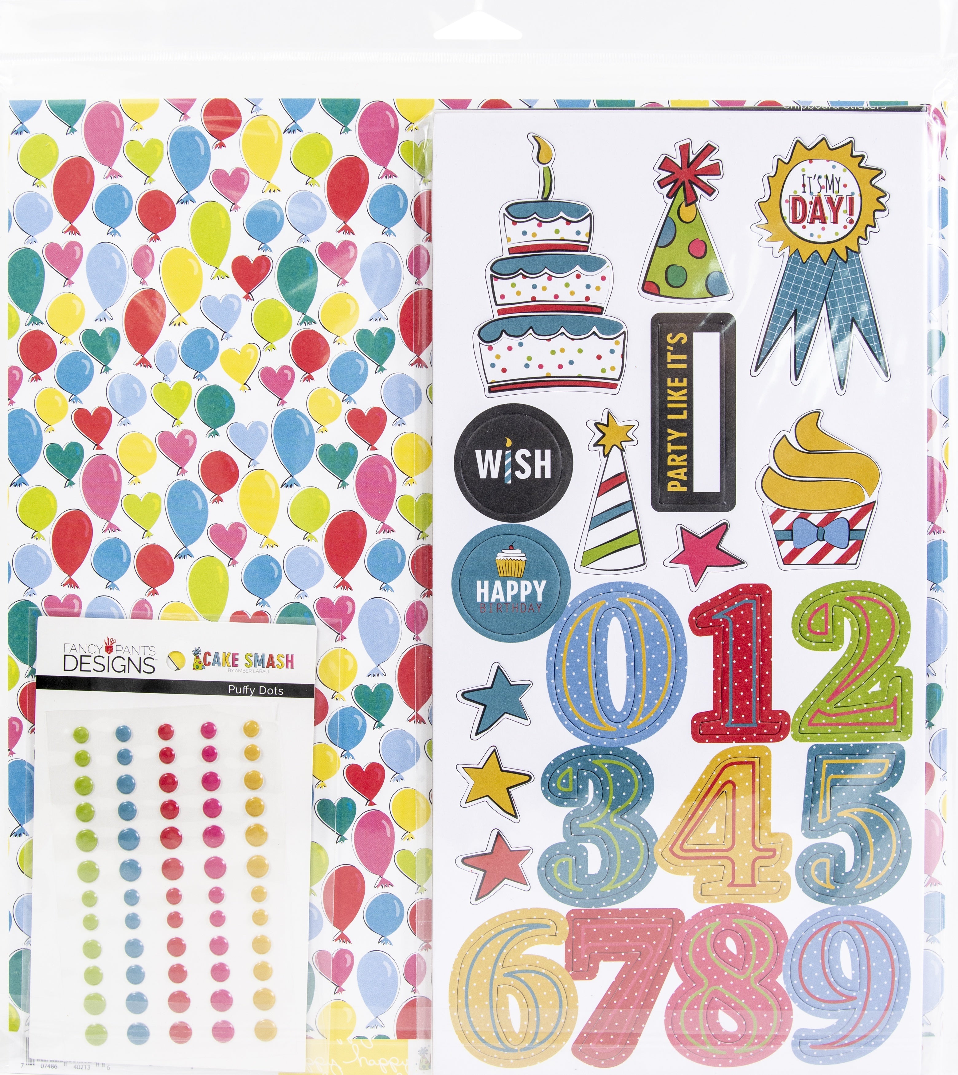 Foundations Decor Fancy Pants Designs Collection Kit 12"X12" - Cake Smash
