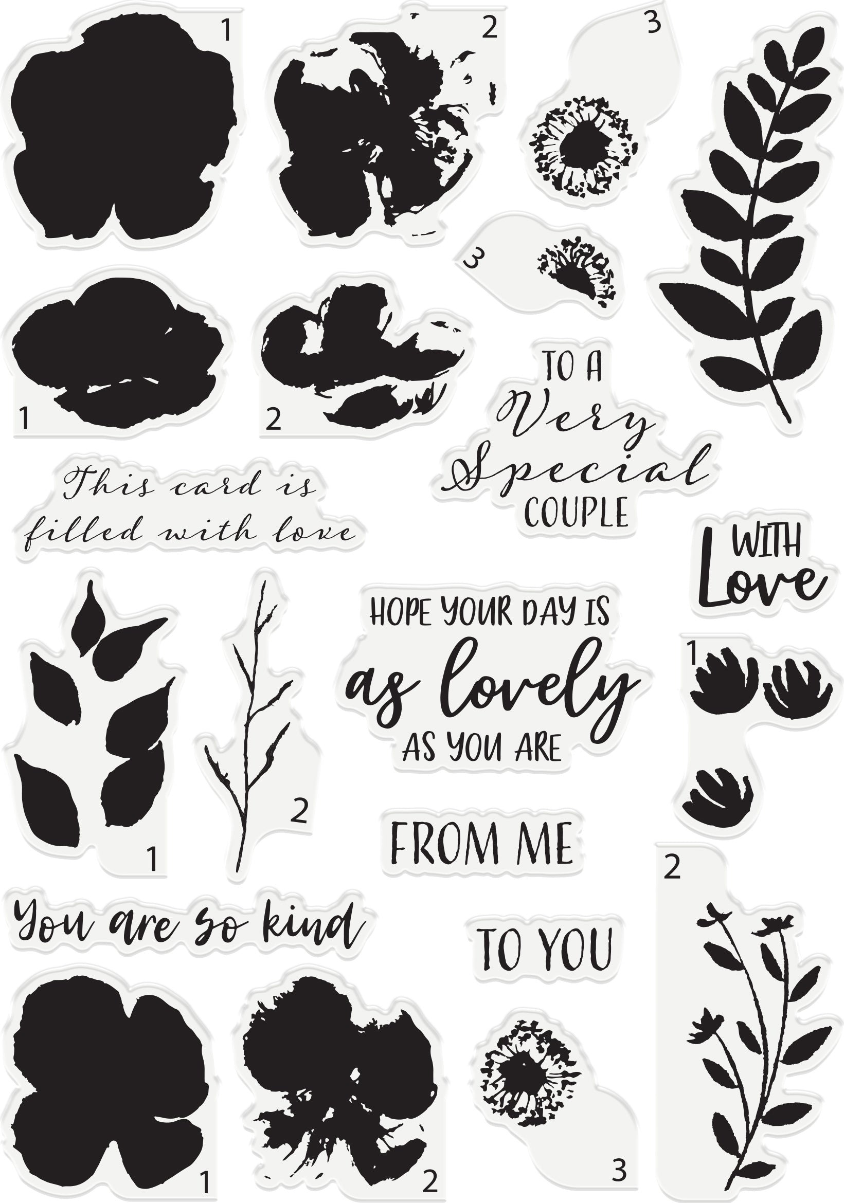 Crafter's Companion Gemini Layering Stamps & Dies - Flowers