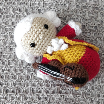Wolfgang Amadeus Mozart crochet Amigurumi