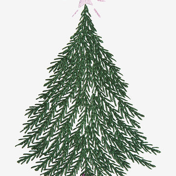 DMC Christmas Pine Tree Embroidery Pattern - PAT1119_2