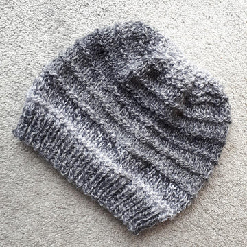 Charcoal Marble Hat