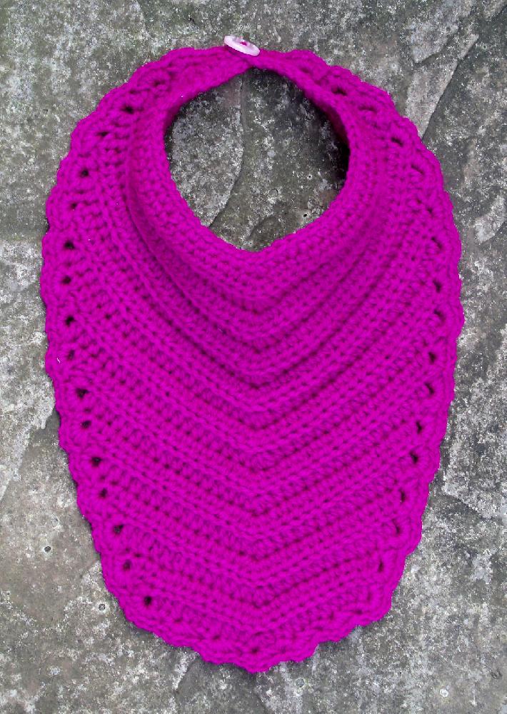 Bandana Shaped Dribble Bib