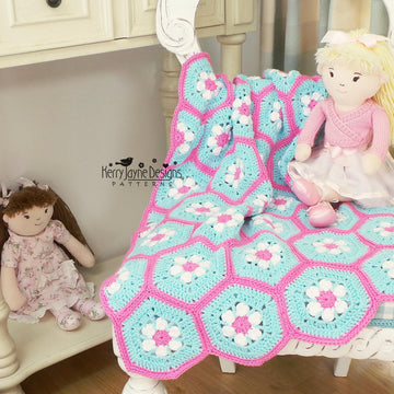 Doris Daisy Hexagon Blanket