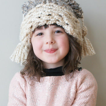 Chunky Double Tassel Hat (Hat005)