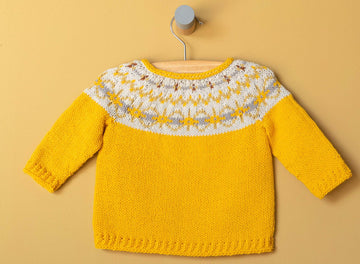 Hanna Sweater in Yarn and Colors Baby Fabulous - YAC100004 - Downloadable PDF