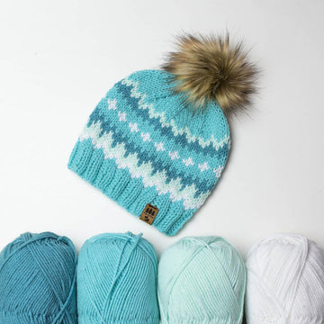 Bernie Mittens Fair Isle Hat