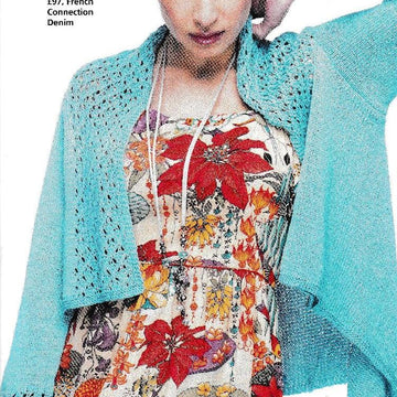 Draped Lace Edge Cardigan