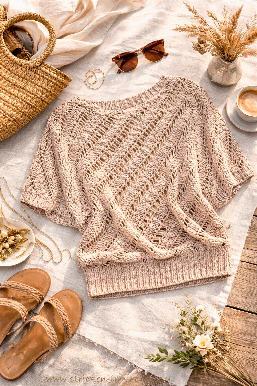 Crochet Pattern Summer Sweater HELIX #1 | Sideways Crochet Pullover | Women's Top PDF