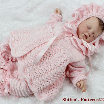Ribbon & Roses Set Knitting Pattern #27