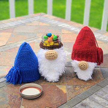 Gnome Mason Jar Sleeves