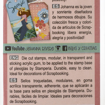 Stamperia Intl Stamperia Cling Stamps - En Familia X Johanna Rivero