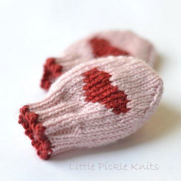Baby mittens  Little Heart