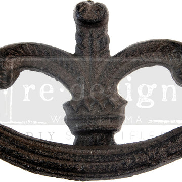 Prima Marketing Re-Design Cast Iron Pull 2/Pkg - Aurora 4.3"X2.6"