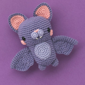 Oscar the Little Bat - Free Toy Crochet Pattern For Halloween in Paintbox Yarns Cotton Aran by Paintbox Yarns