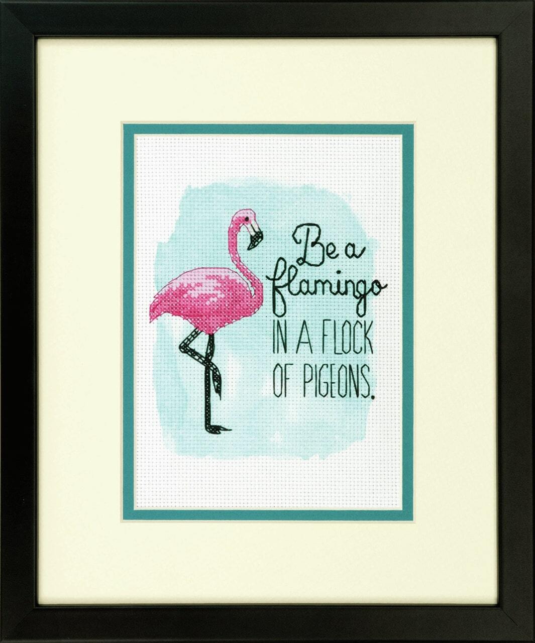Dimensions Tapestry Kit: Be a Flamingo - 13 x 18cm