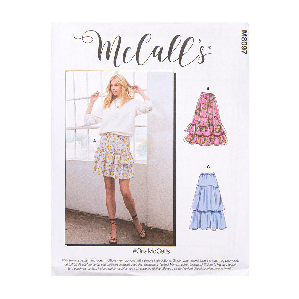 McCall's Misses' Skirts M8097 - Sewing Pattern