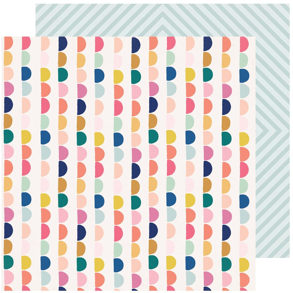 American Crafts Maggie Holmes Sweet Story Double-Sided Cardstock 12"X12" 25/Pkg - Sprinkles
