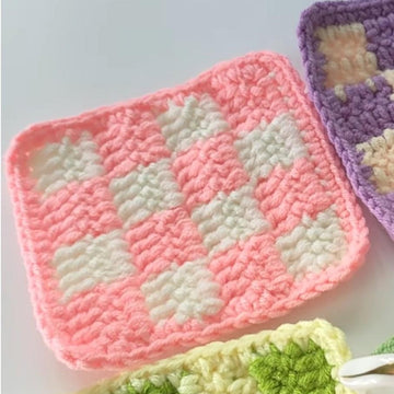 Beginner-Friendly C2C Crochet Coaster Pattern – PDF Download