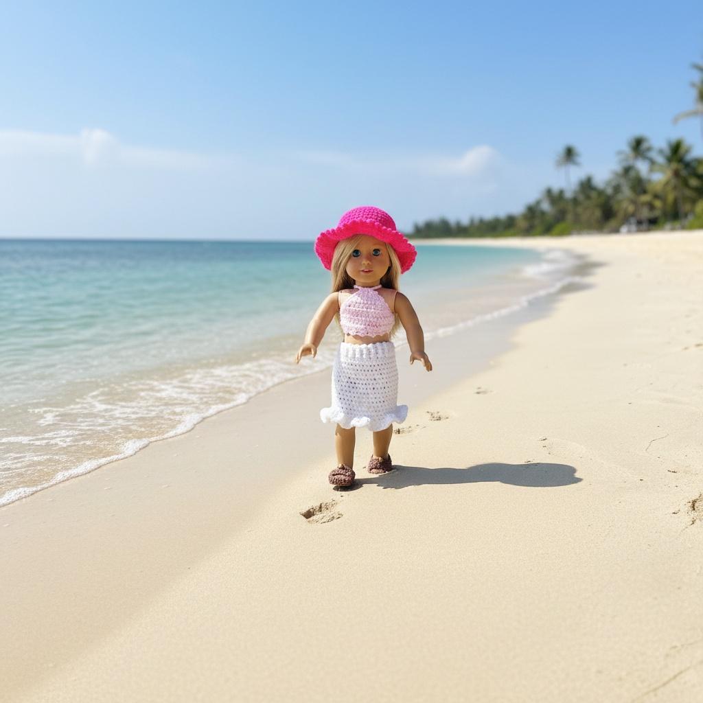 Summer set for 18" doll