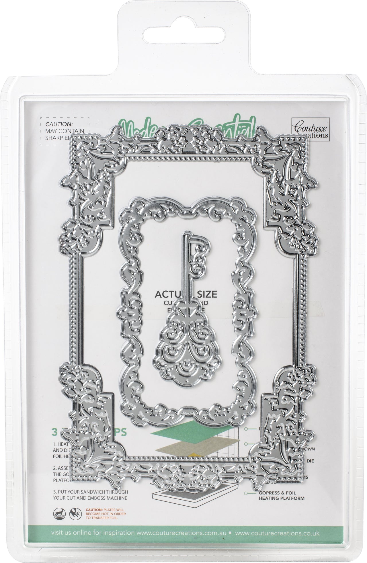 Artdeco Creations Couture Creations Cut, Foil & Emboss Nesting Dies - Treasured Frames