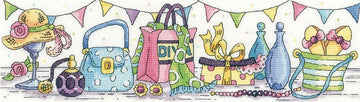 Heritage Retail Therapy Cross Stitch Kit - 37.5cm x 10cm