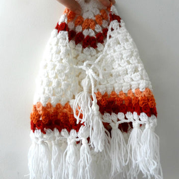 Bohemian Baby Shawl