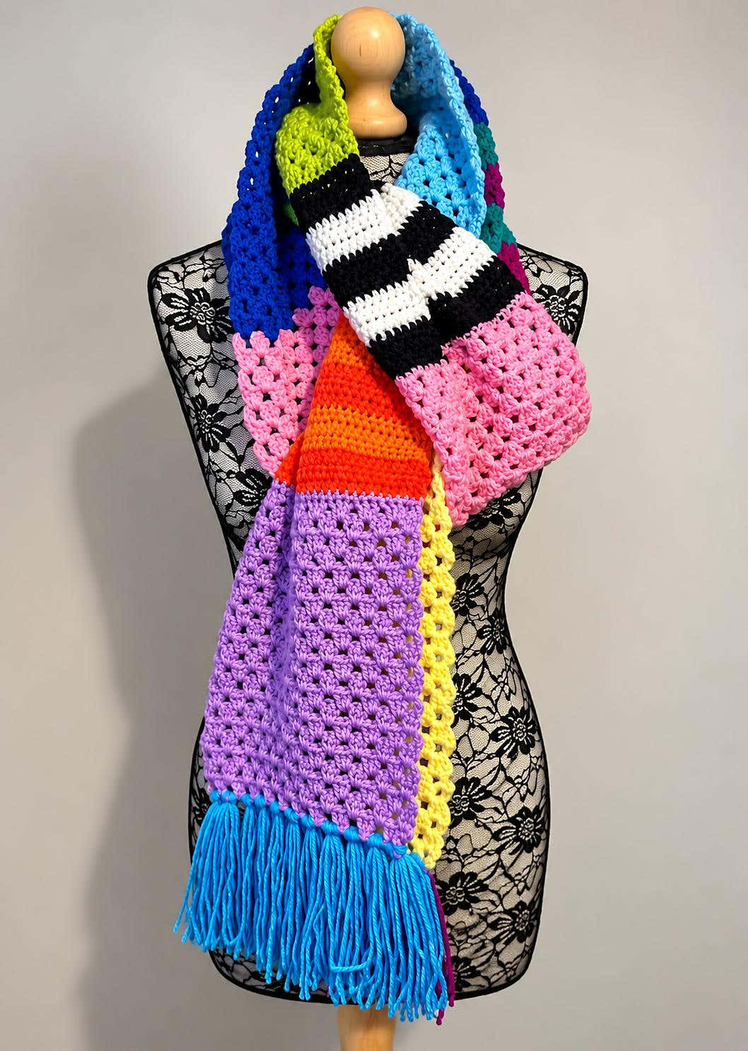 Funky Scarf Crochet Pattern