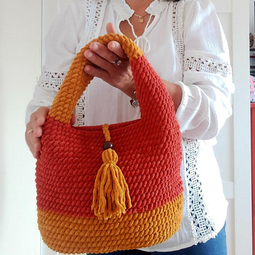 Chenille Egg Bag