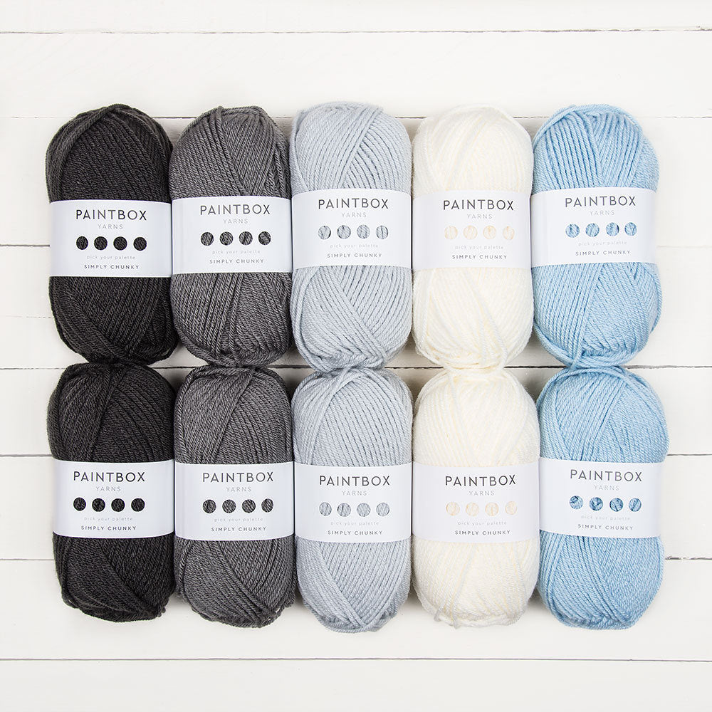 Paintbox Yarns Simply Chunky 10 Ball Colour Pack