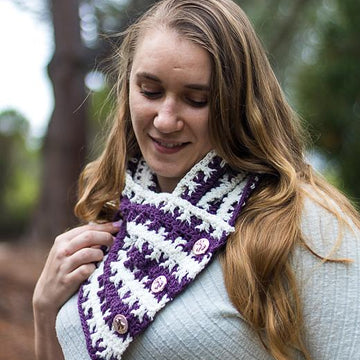 Striped Cluster Cowl