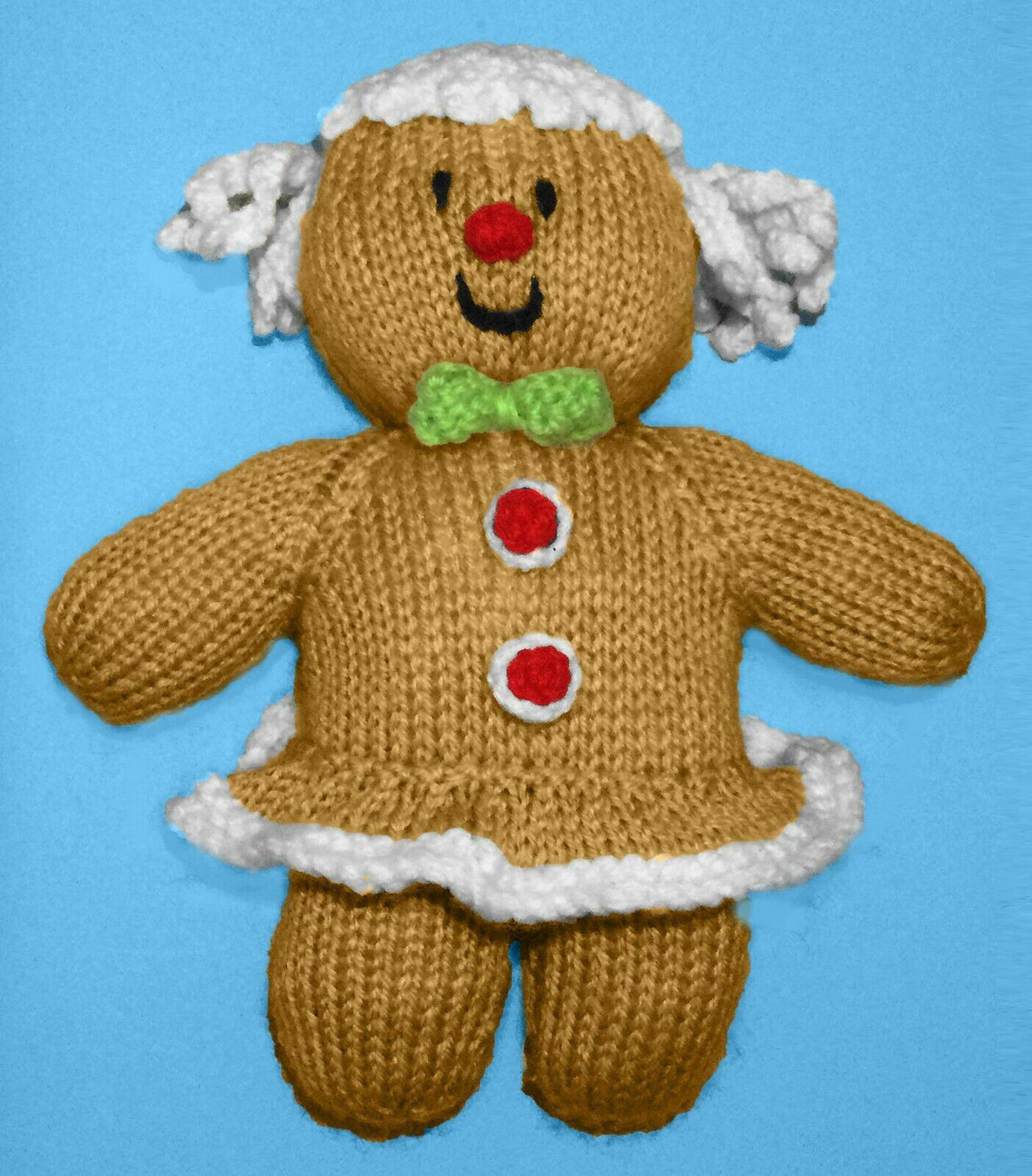 Christmas Gingerbread Lady Girl Soft Toy Doll