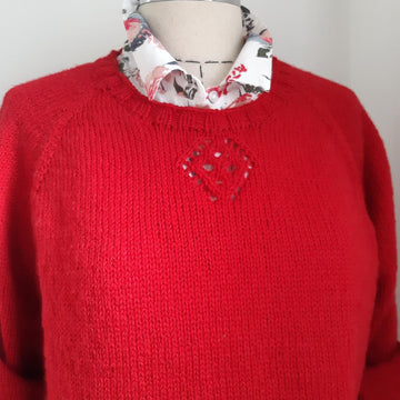 Rouge Classic Raglan Sweater