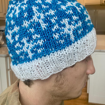 Snowy Flakes Hat