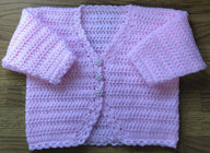 Lovely Shaped Edge Cardigan for Baby up to 2 Years
