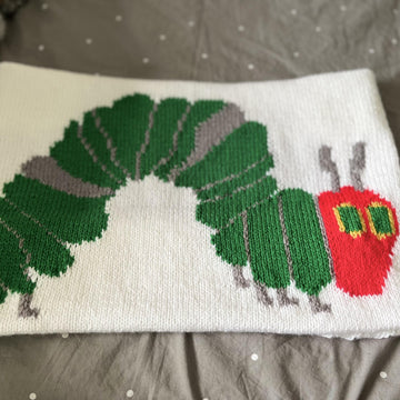 Very Hungry Caterpillar Baby Blanket