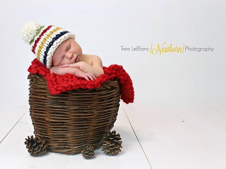 Hudson Bay Inspired Canadian Winter Toque Hat