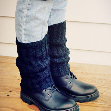 Jet Set Cowl and Leg Warmers