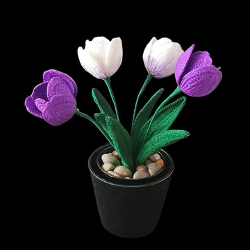 Crochet Tulip flowers