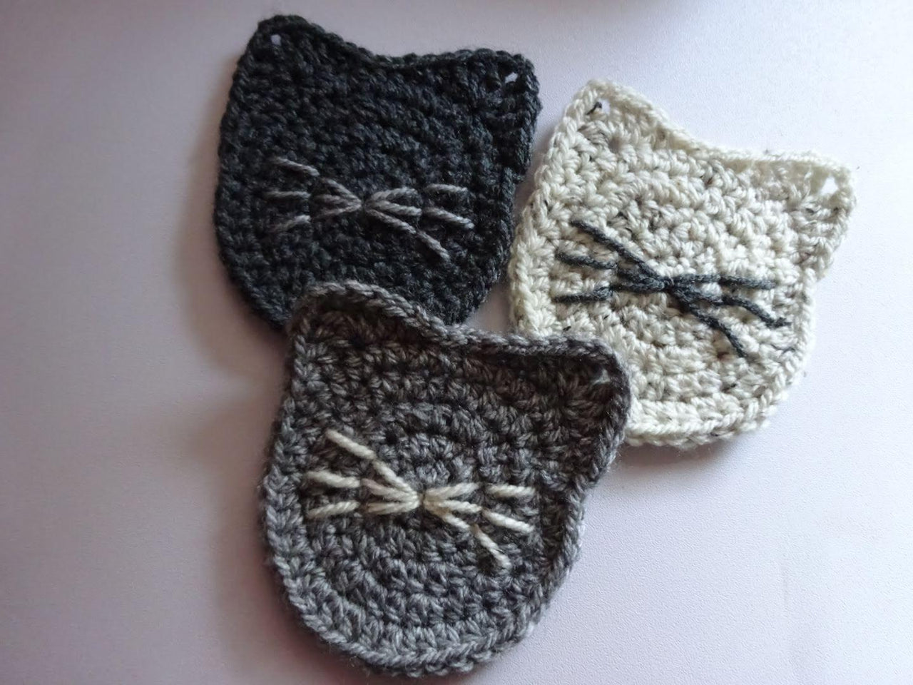 Cat Coaster Crochet Pattern