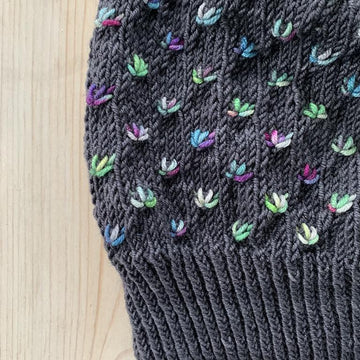 Snow Flowers Hat