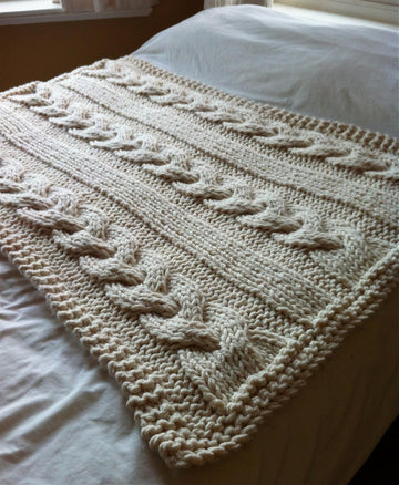 Cable Knit Blanket