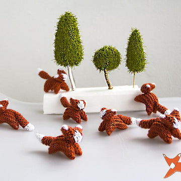 Waldorf foxes and 3 trees