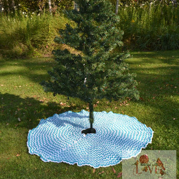Chevron Illusion Tree Skirt