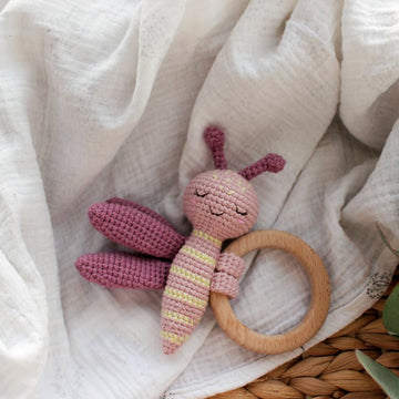 Baby Teether Butterfly and Dragonfly